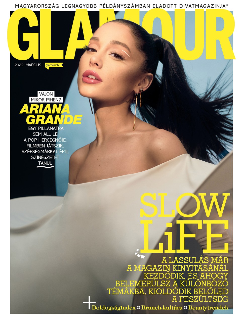 Ariana Grande a márciusi számunk címlapján