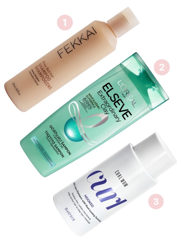 1. Shea Butter sampon FEKKAI 14 990 Ft/250 ml (59,96 Ft/1 ml) 2. Elseve Extraordinary Clay sampon L'ORÉAL PARIS 1299 Ft/250 ml (5,19 Ft/1 ml) 3. Curl Hooked sampon COLOR WOW 11 490 Ft/295 ml (38,94 Ft/1 ml)