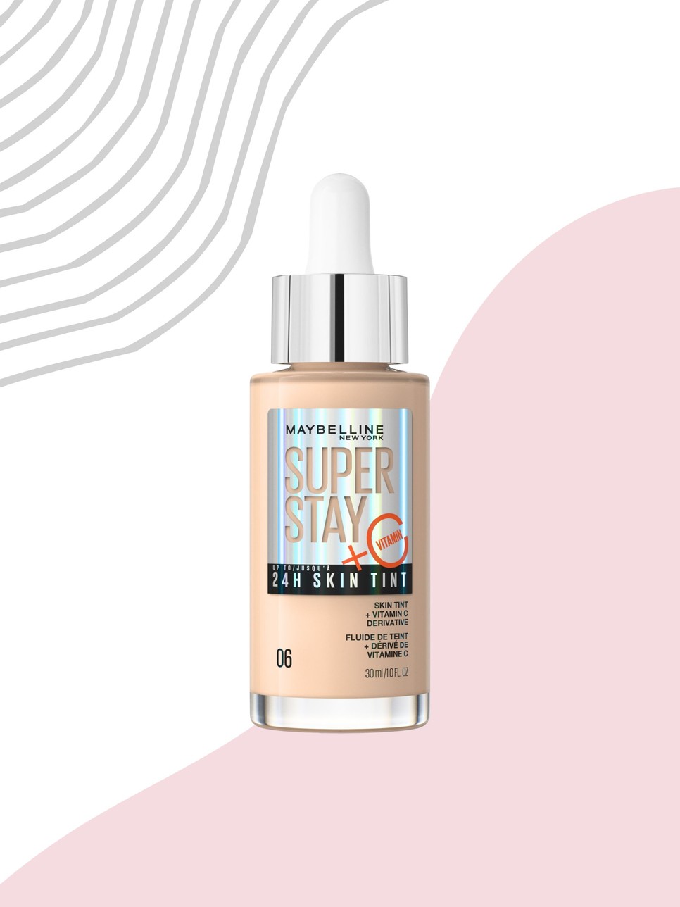 Super Stay Glow Tint alapozó MAYBELLINE (06) 5199 Ft/30 ml a Rossmann üzleteiben és online, 50% kedvezménnyel GLAMOUR-kuponnal 2599,5 Ft