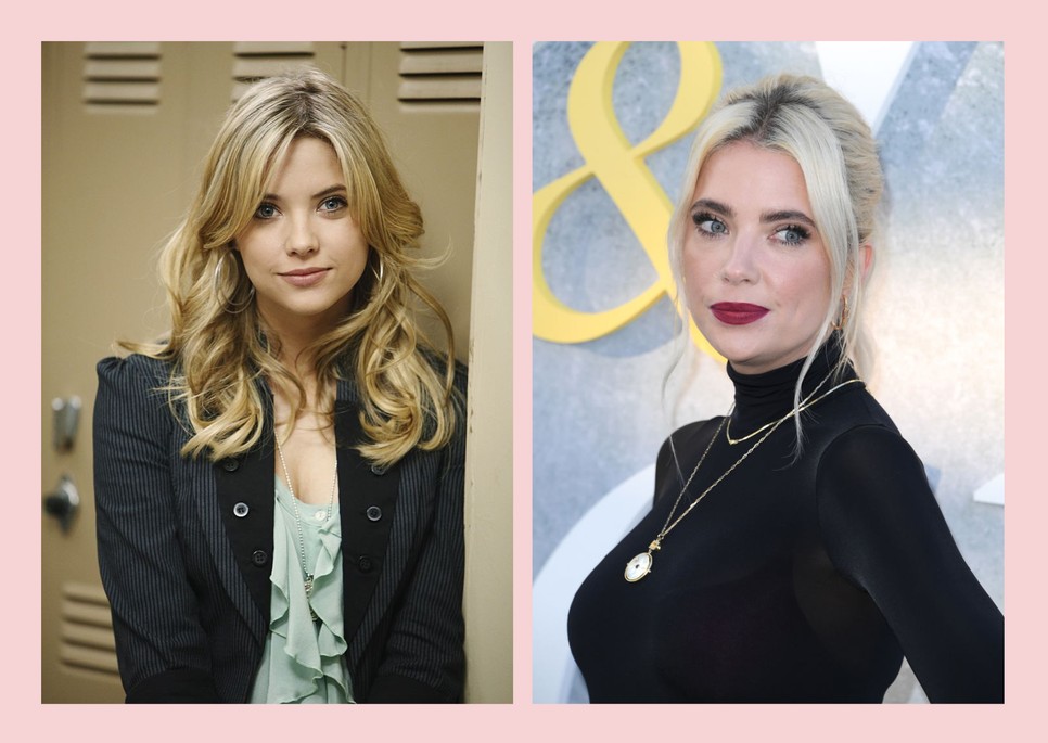 Ashley Benson a Pretty Little Liars startolásakor és most