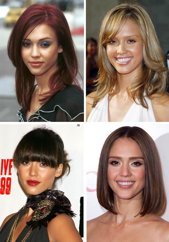 Frizuráját és hajszínét sokszor változtatta már, de általában nem esik túlzásba. Legjobban mégis a hullámos, lágy szőke és az egyenes vörösesbarna frizura áll neki. Szerintünk.