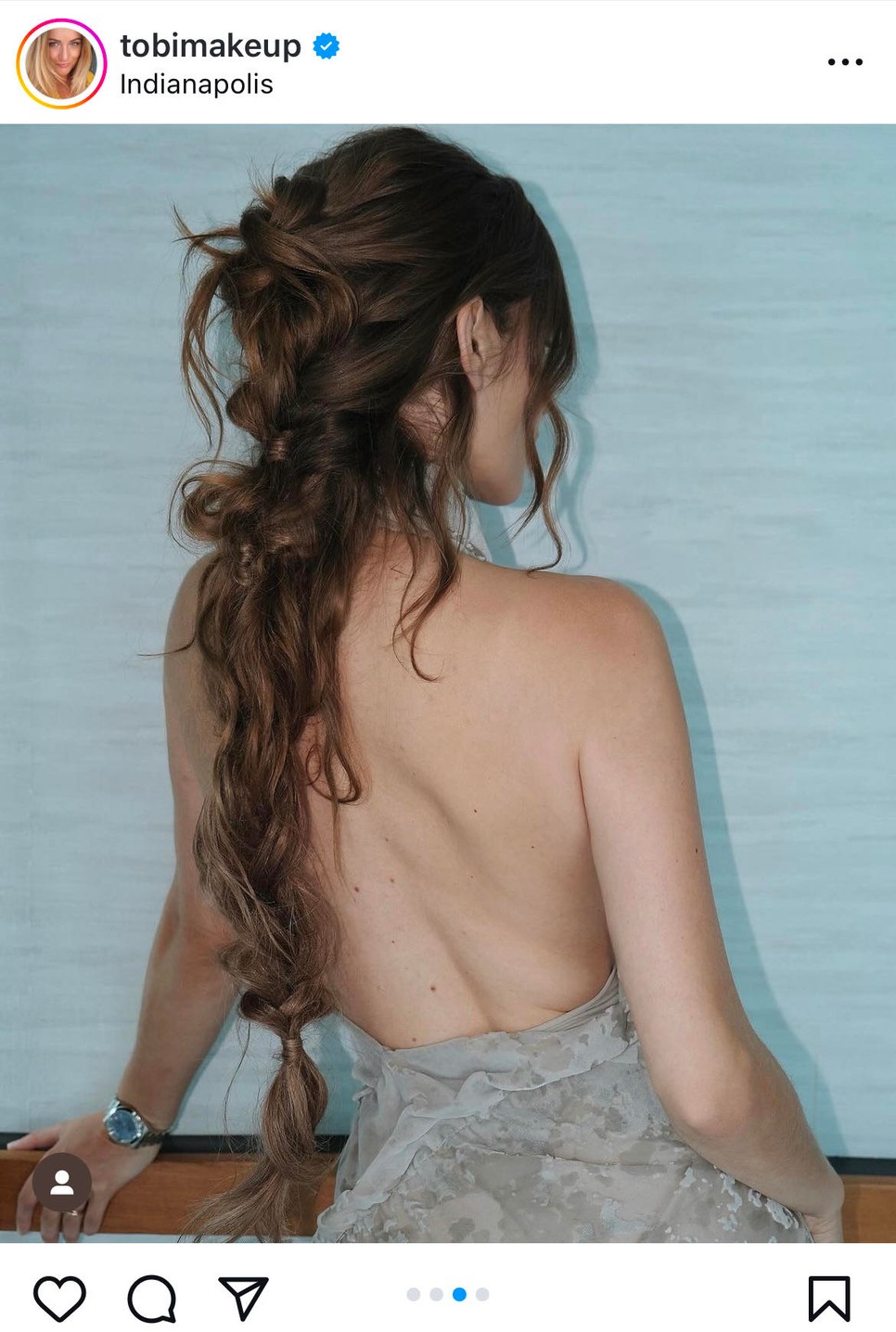 Palvin Barbara mesés hajfonata tökéletes harmóniában van a ruhájával