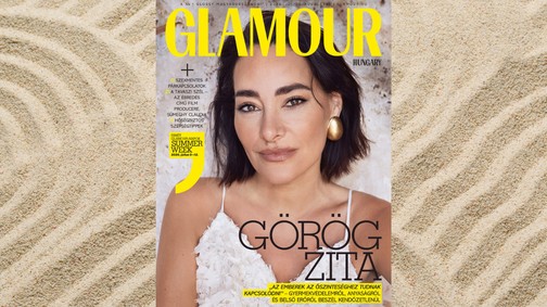Görög Zitával a címlapon megjelent a legváltozatosabb nyári olvasmányod, a GLAMOUR július-augusztusi lapszáma