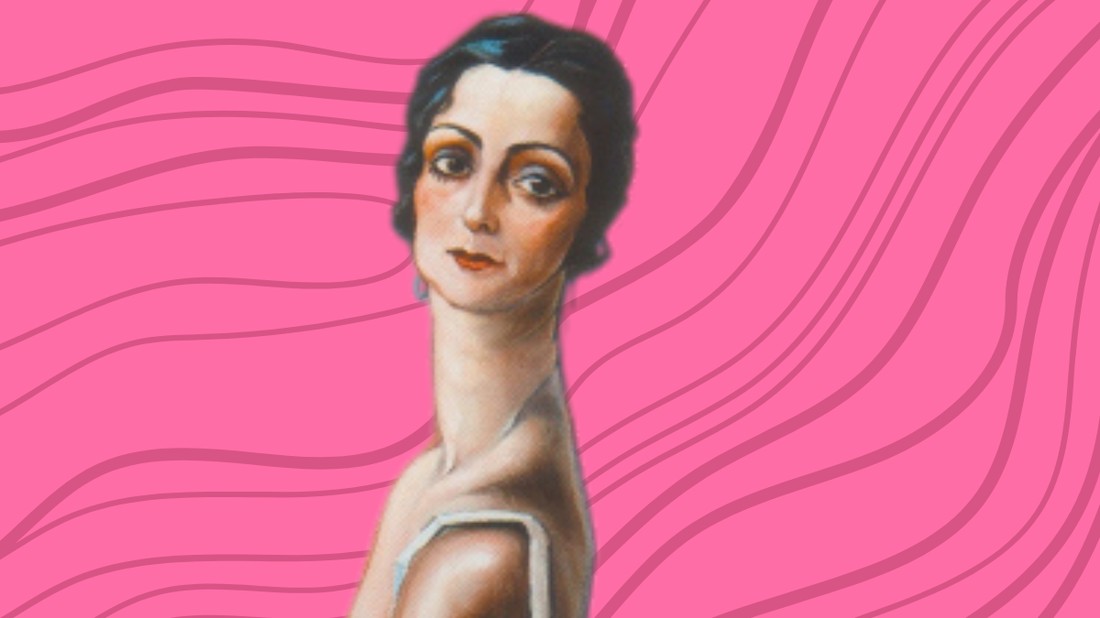 Batthyány Gyula portréja Hatvany Lili bárónőről 1930-ból