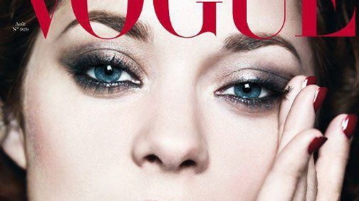 Marion Cotillard dupláz a Vogue-nál