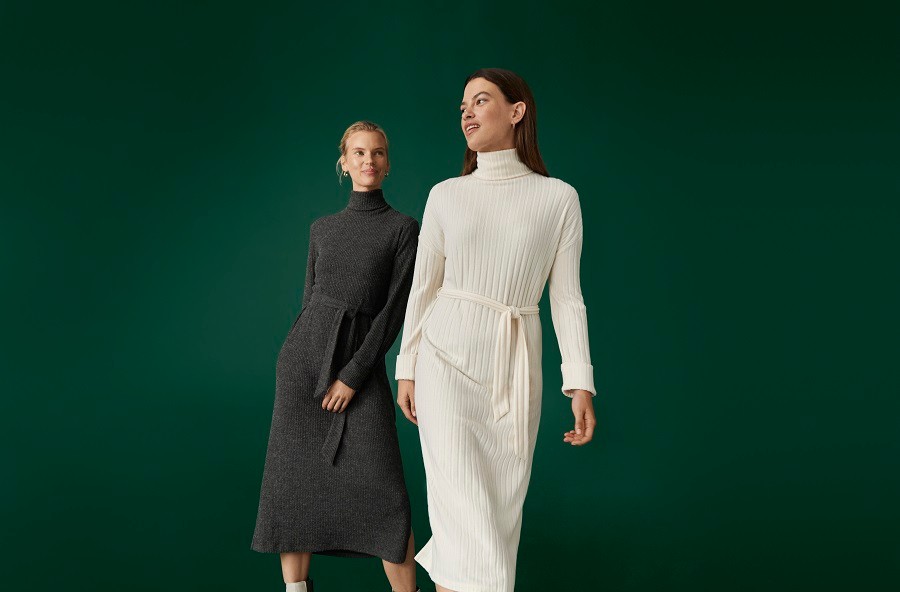 Tökéletes választás a családi ünnepléshez egy csinos kötött ruha, amivel még a kényelemről sem kell lemondanod.