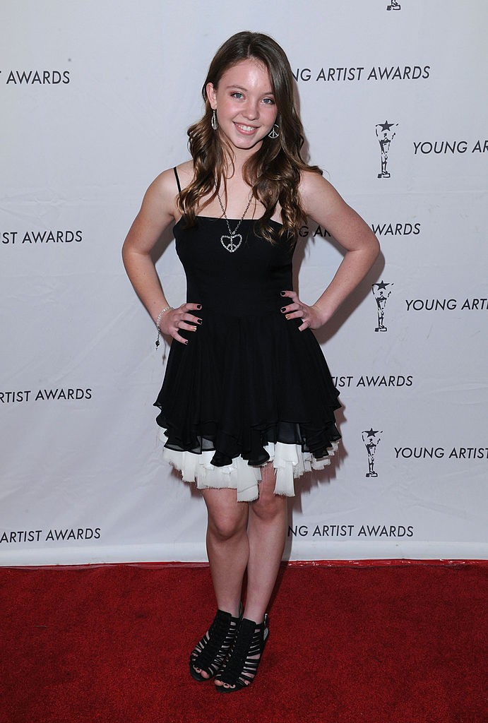 Sydney Sweeney a Young Artist Awards-on lépett életében először a vörös szőnyegre. (2011)