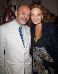 Diane von Furstenberg és Christian Louboutin