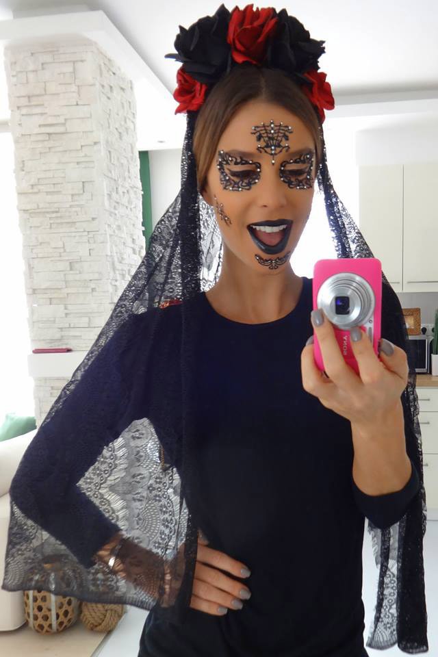 halloween, halloweeni smink, dukai regina, szépség