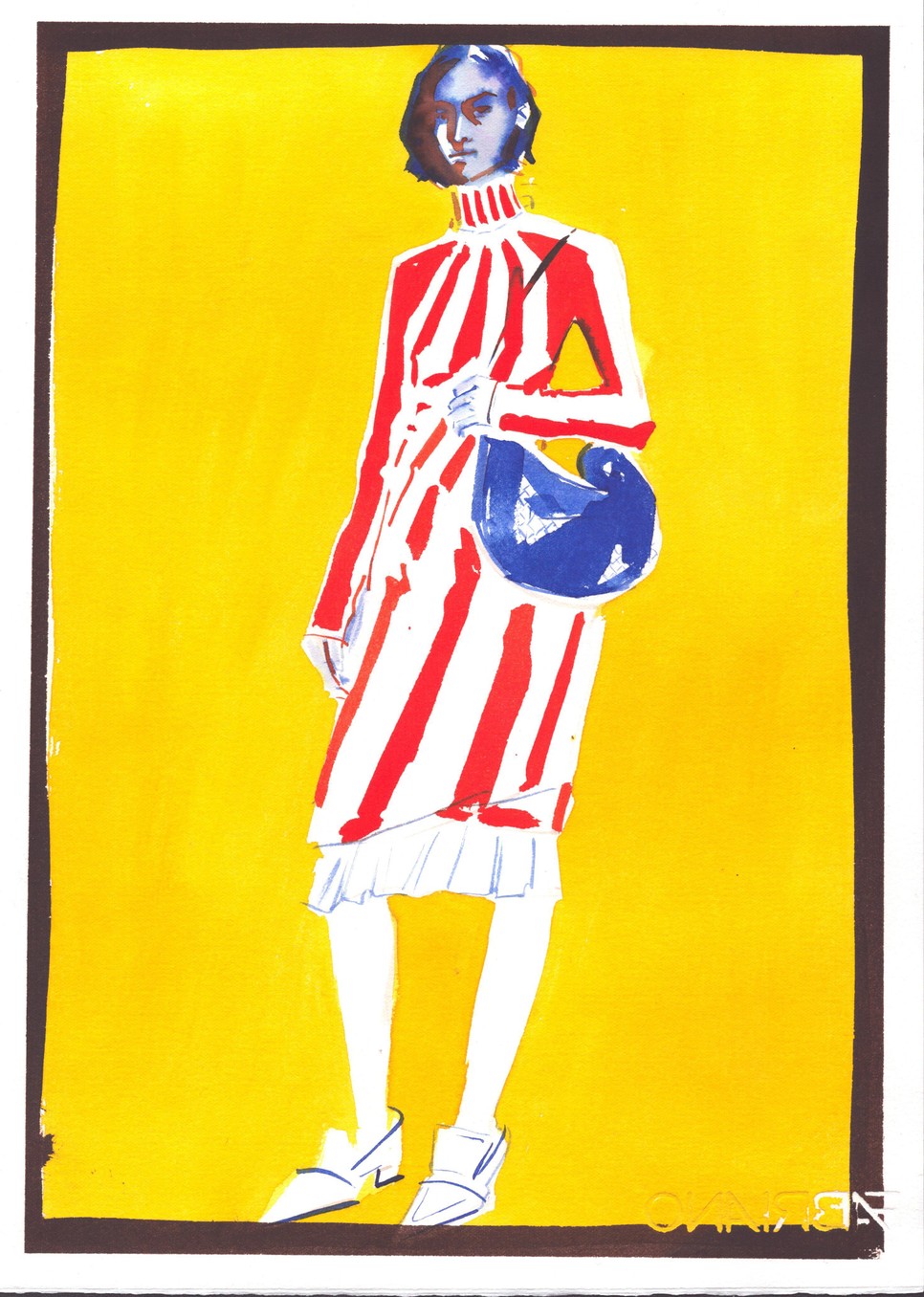 A divatillusztrációk kezdetei a korai divatmagazinok kézzel rajzolt grafikáin alapultak.