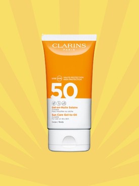 Suncare Body Gel fényvédő testre CLARINS 12 300 Ft/150 ml (82 Ft/1 ml) a Marionnaud üzleteiben és online, GLAMOUR Summer Week kuponnal, 25% kedvezménnyel 9225 Ft minimum két termék vásárlása esetén