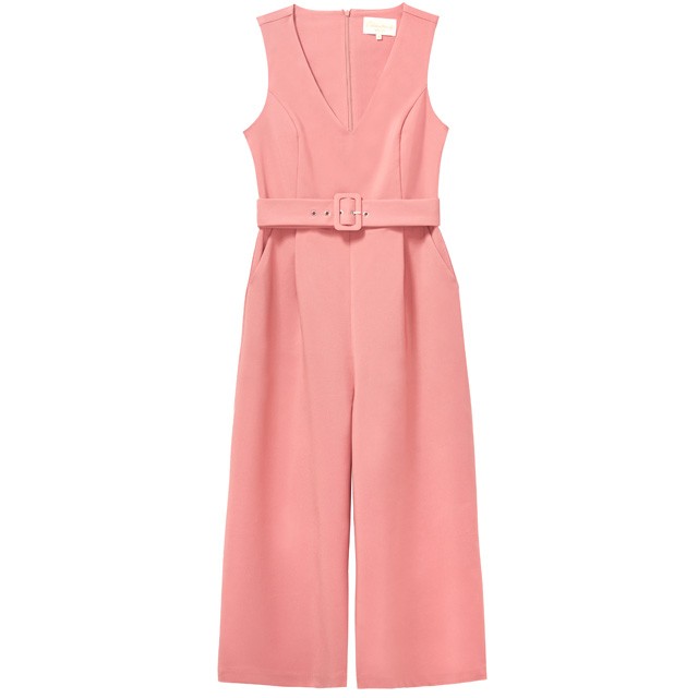 Rózsaszín öves ujjatlan overál MOHITO 13995 Ft -20%