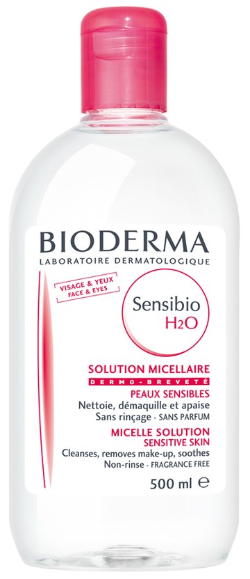 Sensibio H2O arc- és sminklemosó BIODERMA 6210Ft/500 ml, GLAMOUR-napokon 20% kedvezménnyel 4968 Ft