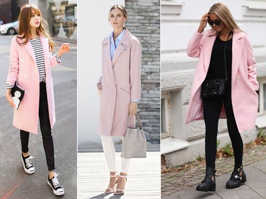 GLAMOUR-napokon olcsóbban: Szuper őszi trend - Rózsaszínű kabát