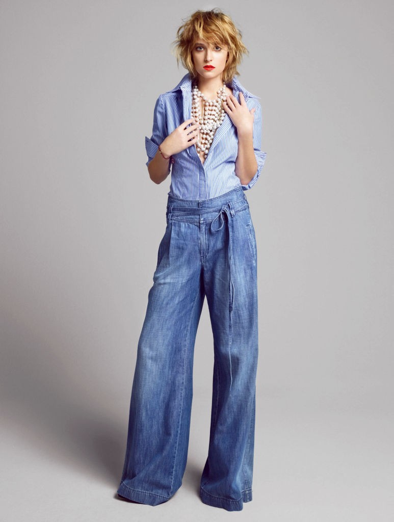 Ez pedig talán a kedvenc szettünk mind közül! Egy laza, bő farmerrel és egy csíkos inggel ma sem lőhetsz mellé.