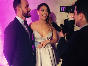 Kulcsár Edina új barátjával érkezett a GLAMOUR gálára