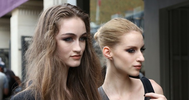 Birkner Tímea, Adamik Luca a Jean Paul Gaultier show után