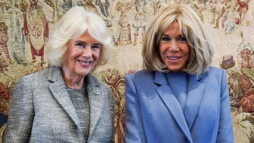Kamilla királyné és Brigitte Macron összeöltöztek, nem akármilyen szettben lopták el a show-t