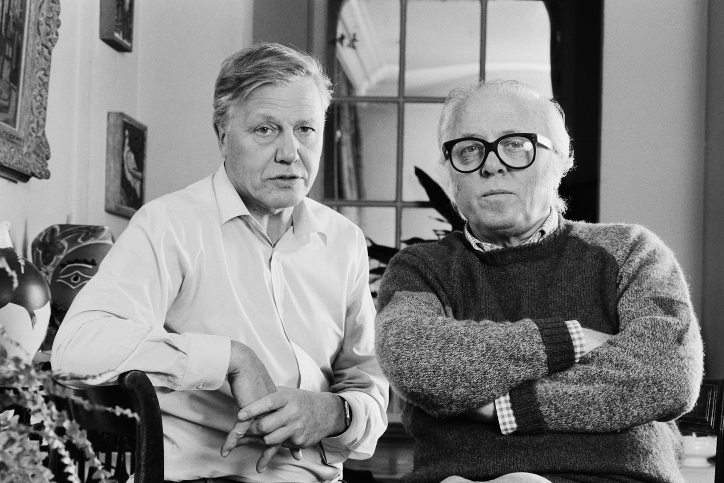 David Attenborough és szeretett bátyja, a színész és filmrendező Richard Attenborough 1988. június 3-án