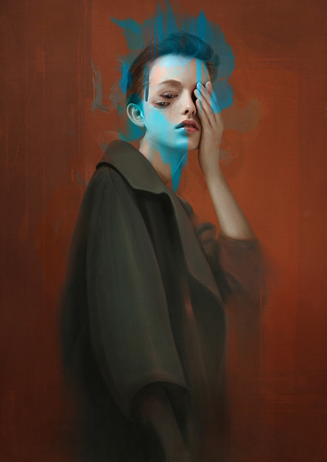 Szürreális portrék és sötét absztrakció: Interjú Tejfel Krisztiánnal