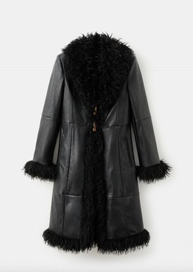 Kabát műszőrme szegéllyel MANGO 42 995 Ft