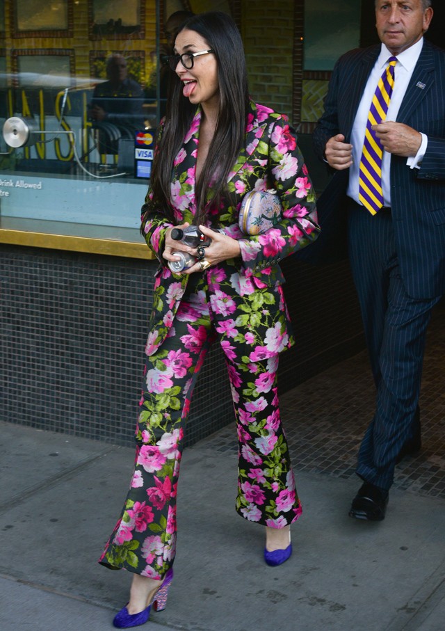 Demi Moore Gucci szettben