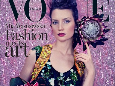 Festői Vogue-címlapon Mia Wasikowska