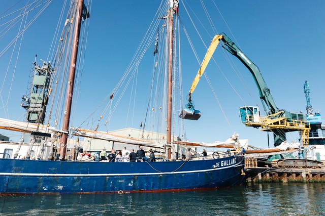 A Lush vitorlás hajóval csökkenti szén-dioxid-kibocsátását