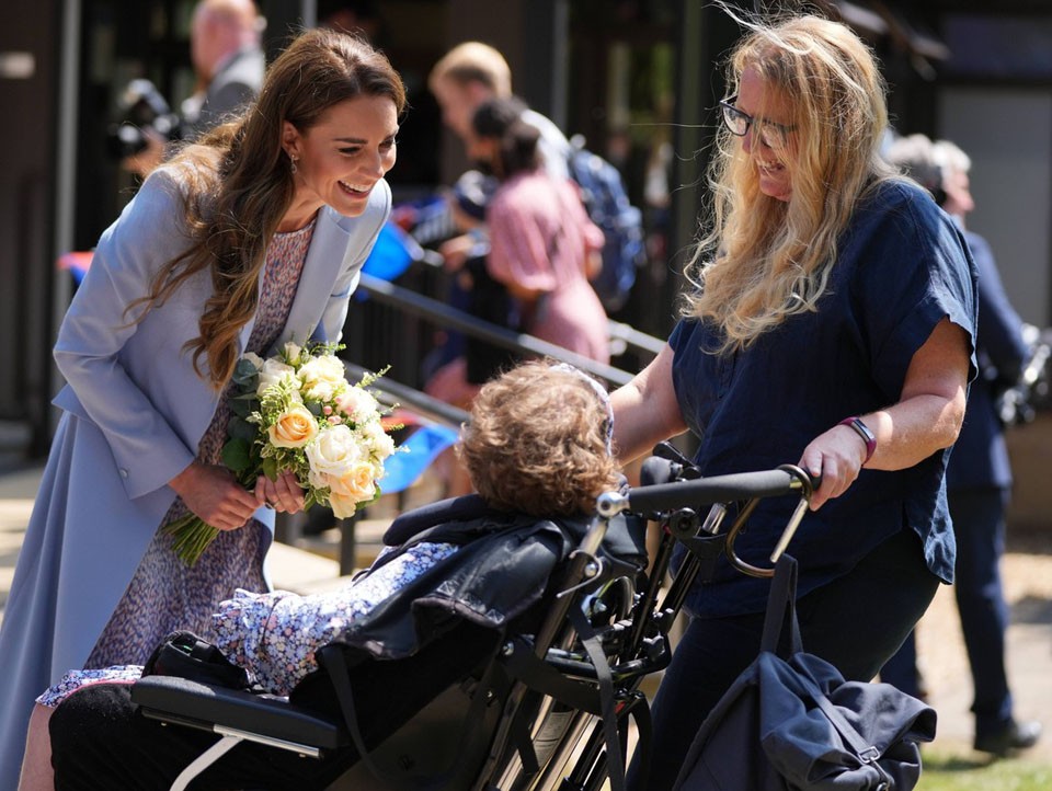  Katalin hercegnének mindenki számára van egy mosolya