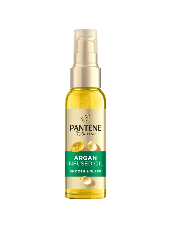 Nutri Pro-V hajolaj argánolajjal PANTENE 2999 Ft/100 ml (29,99 Ft/1 ml) a Rossmann üzleteiben és online, GLAMOUR kuponnal, 25% kedvezménnyel 2249 Ft 