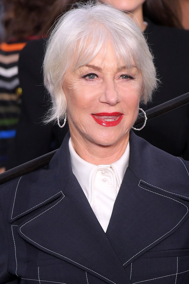 Helen Mirren 72 évesen kifutóra állt és mindenkit levett a lábáról