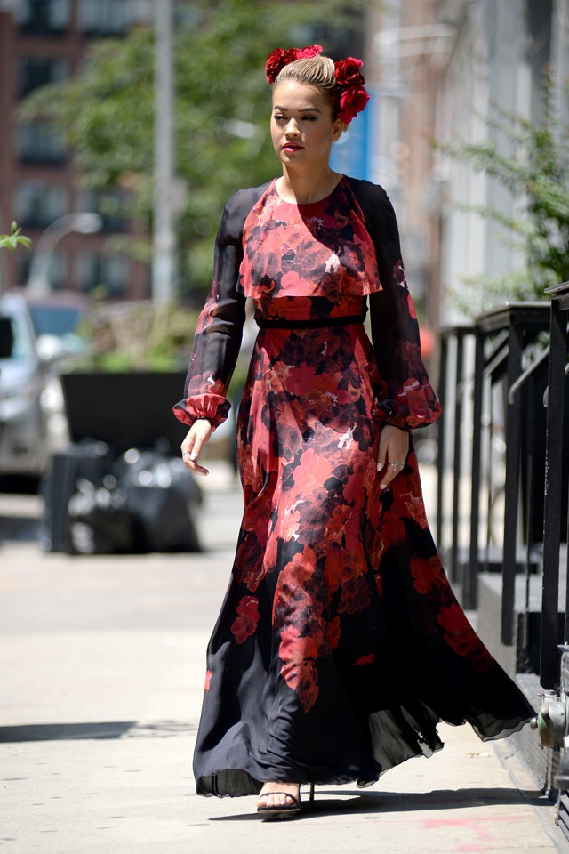 rita ora, rita ora street style, frida kahlo, rita ora new york