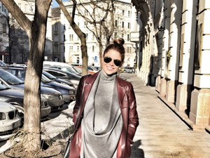 Napsütésben a várandós tervező