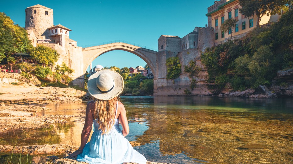 Mostar és az "Öreg híd" a világ egyik legszebb nevezetessége