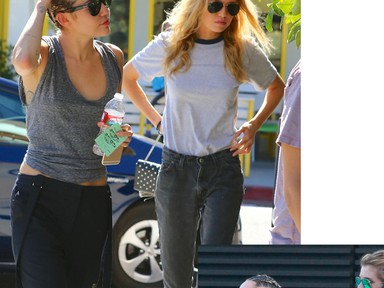 Ilyen szerelmes Victoria`s Secret modell barátnőjébe Miley Cyrus