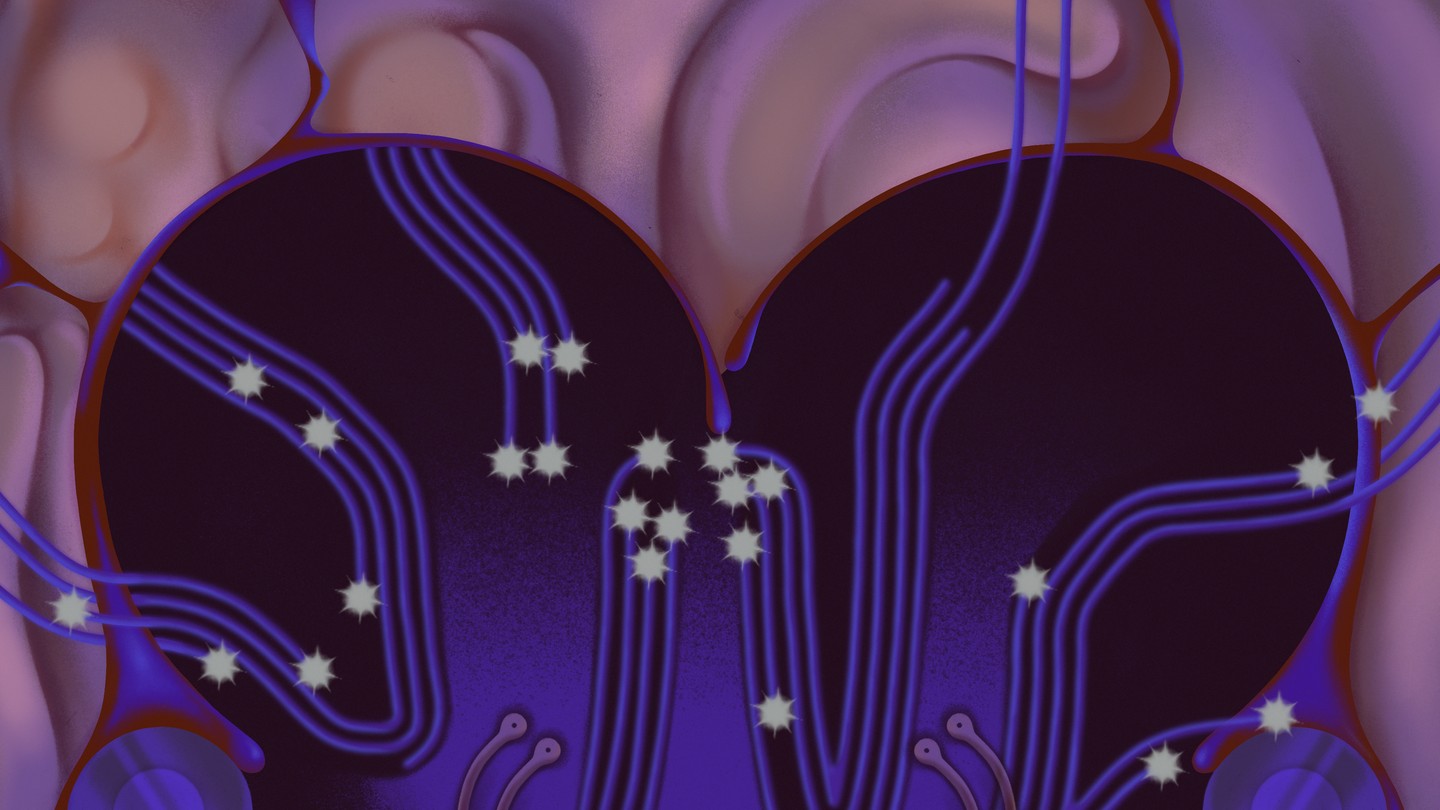 Jelenet a Wish You Were Ear című magyar animációs filmből, melyet Balogh Mirjana rendezett