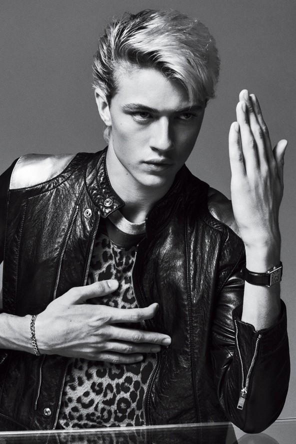Lucky Blue a GQ divatanyagában