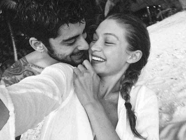 Zayn Malik és Gigi Hadid 2016-os szelfije