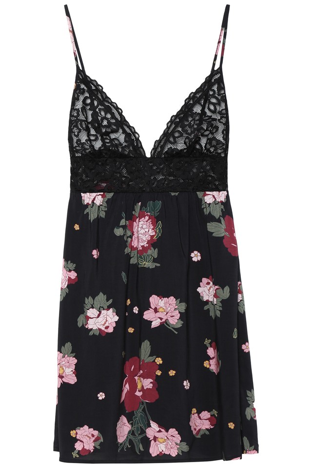 Virágos ruha, csipkés mellrésszel TEZENIS 4990 Ft