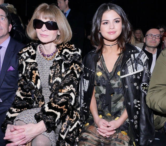 Selena Gomez Anna Wintour Coach