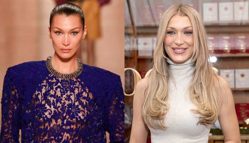 Bella sötétbarna hajjal is gyönyörűen festett, viszont szőke melírjeivel most ragyogóbb, mint eddig bármikor