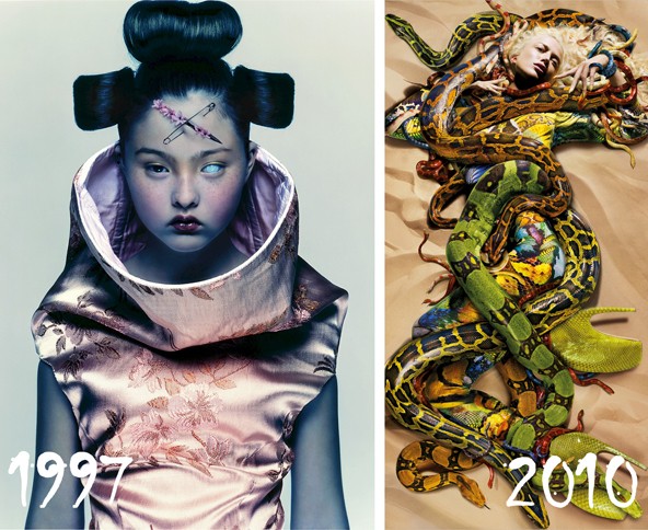 A Nick Knight világhírű divatfotós által alapított Showstudio.com éveken át több projektben is együttműködött Alexander McQuennel. Fantáziadús ruhái mindig inspirálták Knightot