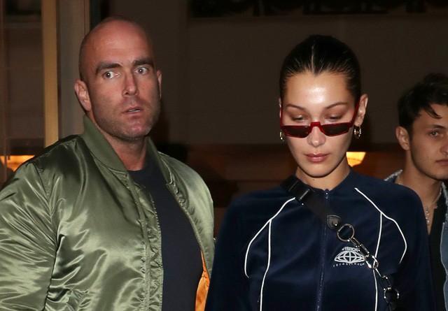 Bella Hadid testőre bajt szimatol