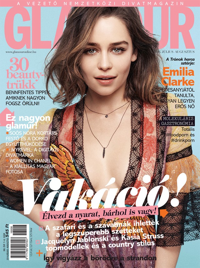 emilia clarke, glamour