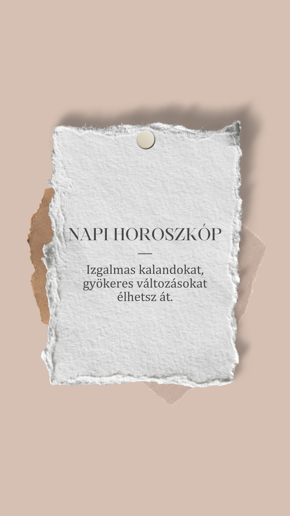 Ezt súgta asztrológusunknak a napi horoszkóp