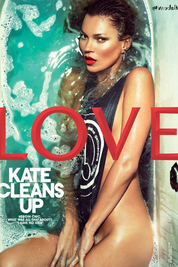 Ultraszexi címlapon Kate Moss