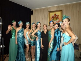 Csoportkép a moszkvai show után