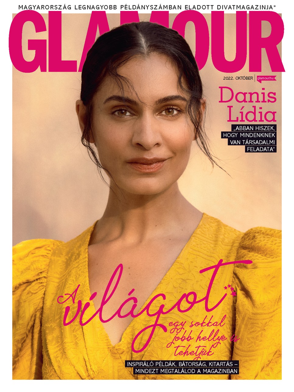 A GLAMOUR októberi címlapján Danis Lídia színésznő tündököl az őszi nap fényében. A magazin mellé megkapod a GLAMOUR-napok kuponfüzetet is!