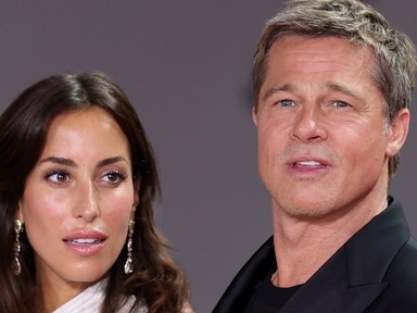 Brad Pitt és barátnője felperzselték a vörös szőnyeget: Ines de Ramón hófehér meztelenruhája az egyik legszebb darab, amit láttunk