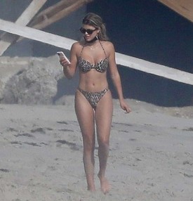 Sofia Richie örök kedvence ez a minta, mert minden évben ott van a fürdőruha-repertoárjában